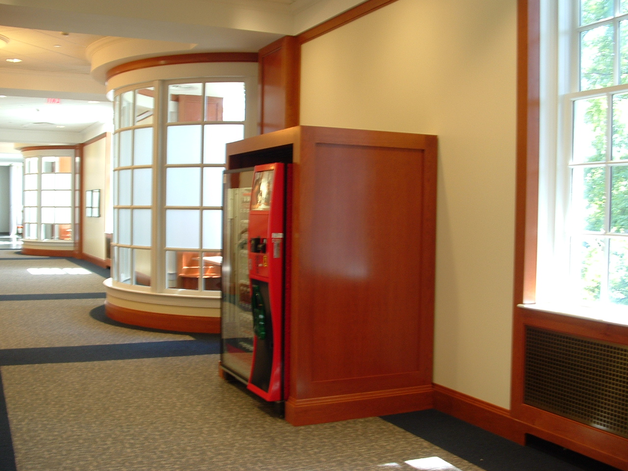 College campus woodwork detail